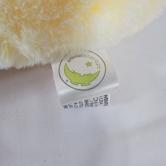 Animal Adventure Chick Stuffed Animal Super Soft Yellow Plush 10" - Picture 6 of 8